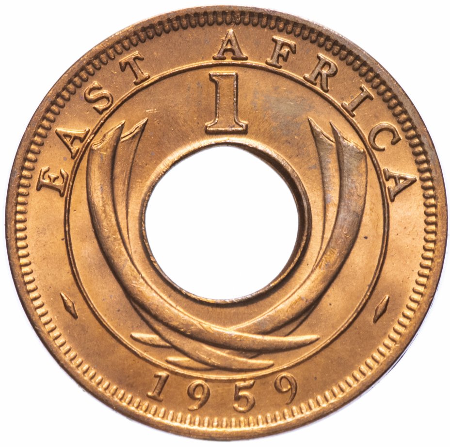 купить Британская Восточная Африка 1 цент (cent) 1959