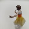 Купить Статуэтка "Танцовщица в желтой юбке", фарфор, роспись, Западная Европа, 1930-1960 гг.