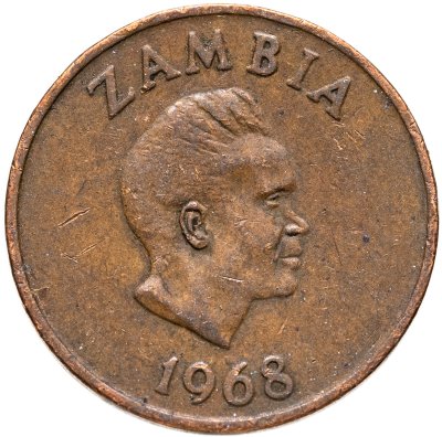 купить Замбия 2 нгве (ngwee) 1968