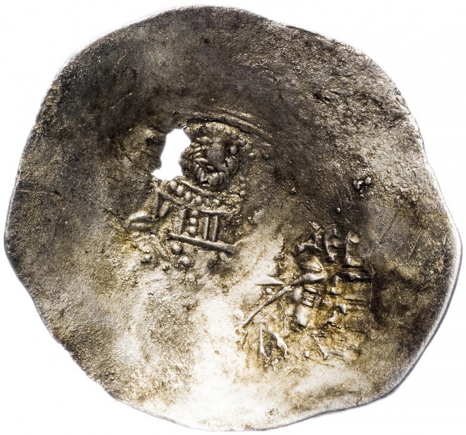 купить Византия, Исаак II Ангел 1185–1195гг аспрон трахи (скифатная)