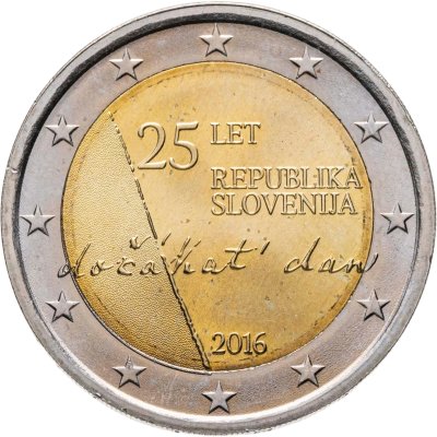 купить Словения 2 евро 2016 "25 лет независимости"