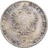 Купить Австрия 1/4 флорина (florin) 1861, знак монетного двора "A" - Вена