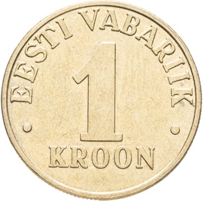 купить Эстония 1 крона (kroon) 2000