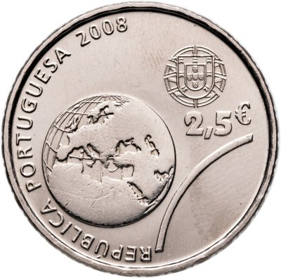 купить Португалия 2,5 евро (euro) 2008 "XXIX летние Олимпийские игры, Пекин 2008"