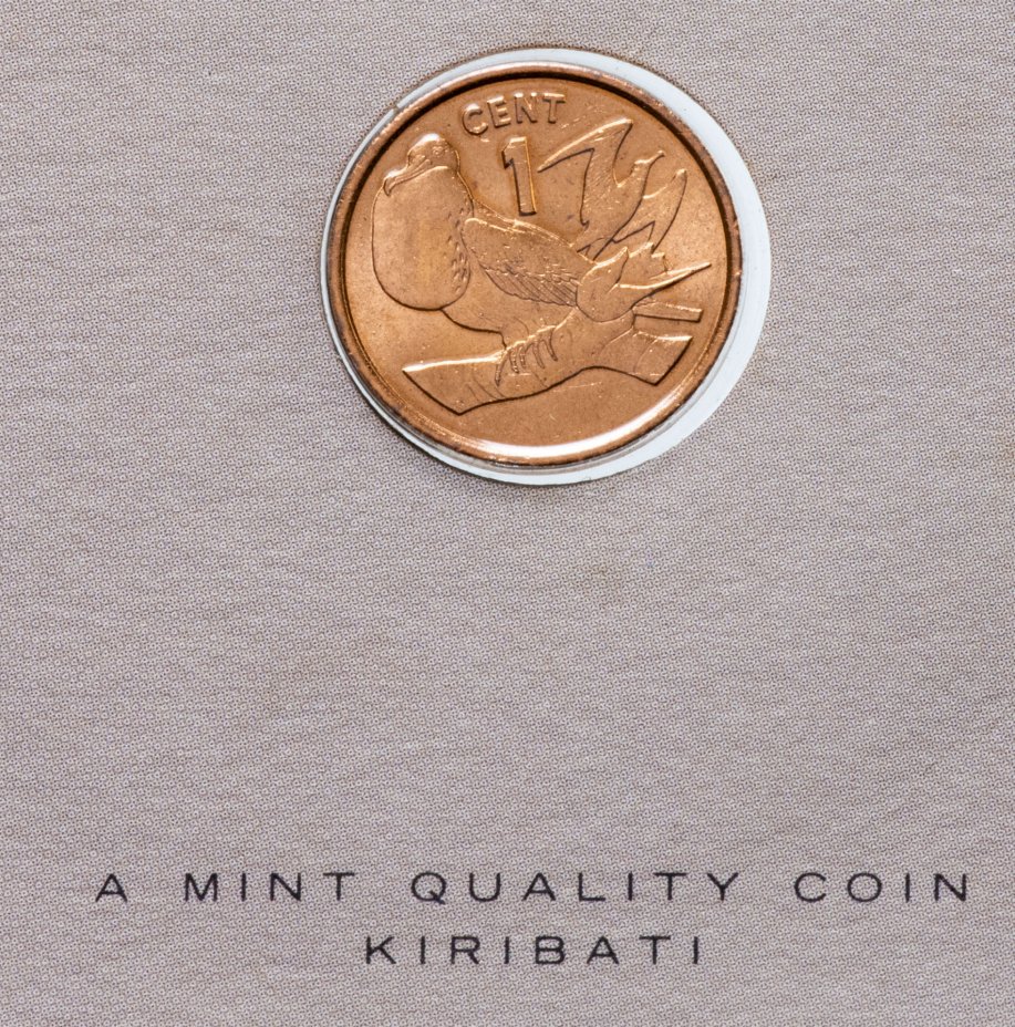 купить Серия "Птицы на монетах мира" - Кирибати 1 цент (cent) 1979 (в буклете)