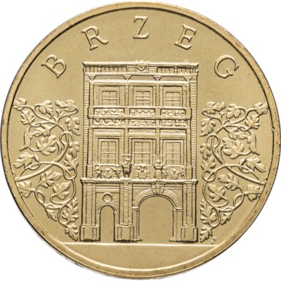 купить Польша 2 злотых 2007 [KM#Y.615] Древние города Польши. Бжег