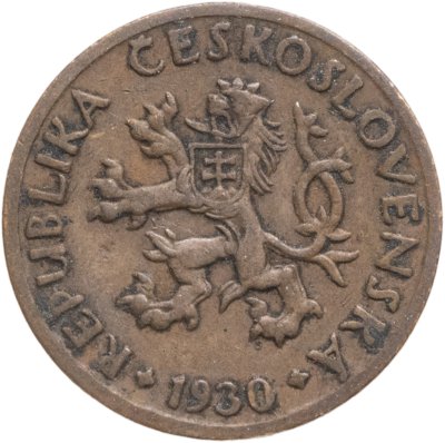 купить Чехословакия 5 геллеров (haleru) 1930