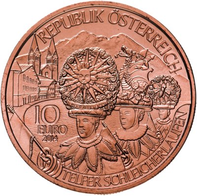 купить Австрия 10 евро 2014 Тироль