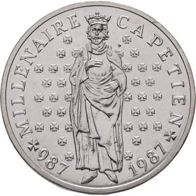 купить Франция 10 франков (francs) 1987 "Тысячелетие династии Капетингов"