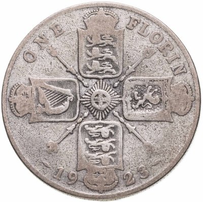 купить Великобритания 1 флорин (florin) 1923