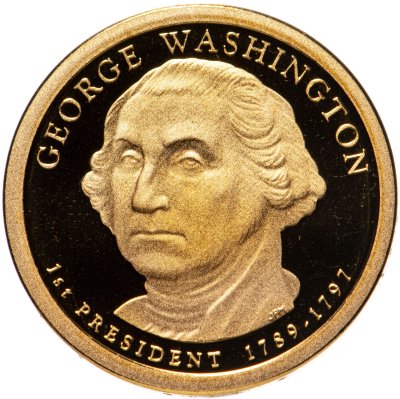 Купить США 1 доллар 2007  Джордж Вашингтон (1-й президент США)