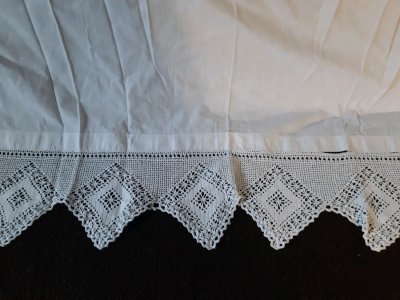 купить Подзор для кровати, лен, хлопок, 1950-1959 гг.