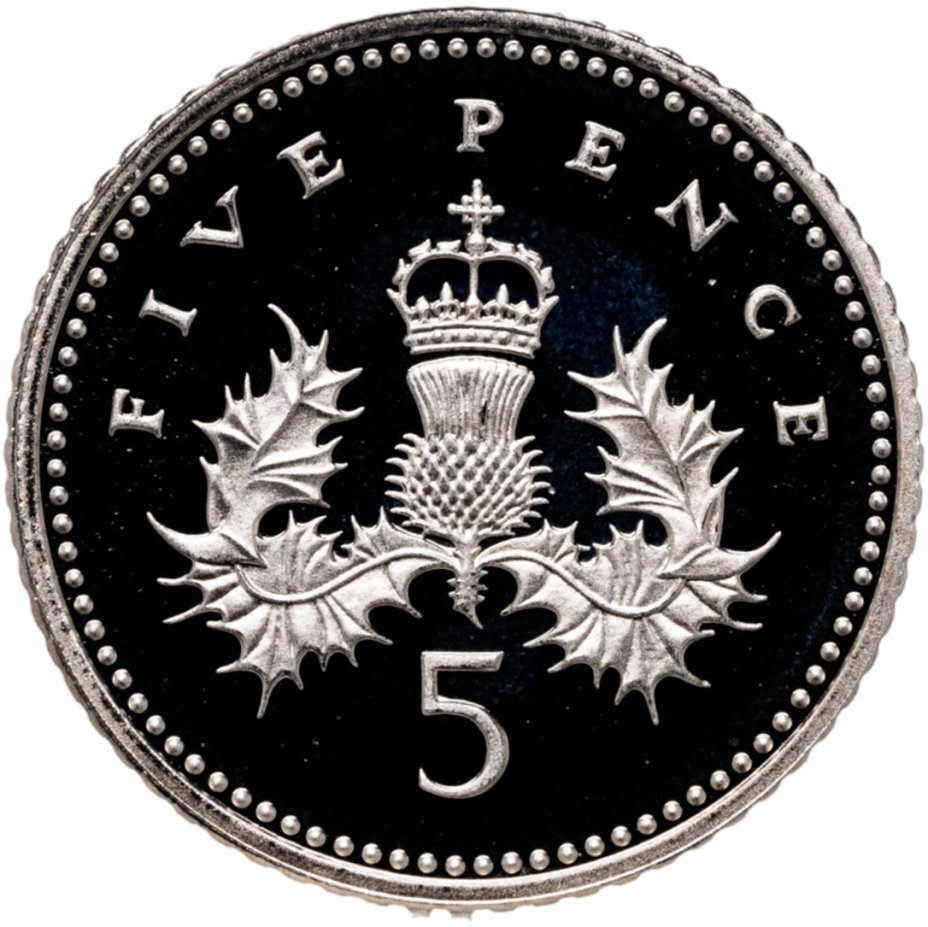 Купить Великобритания 5 пенсов (pence) 1999
