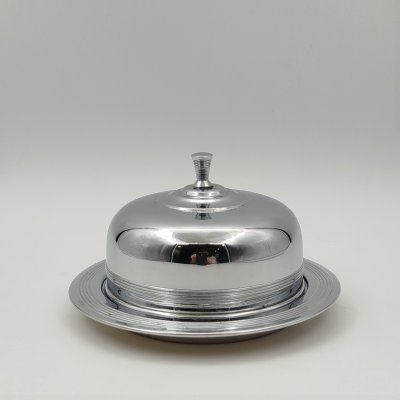 купить Масленка/паштетница, металл, серебрение, Европа, 1950-1980 гг.