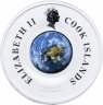 Купить Острова Кука 1 доллар 2007  "50 лет запуска спутника"