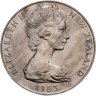 Купить Новая Зеландия 1 доллар (dollar) 1983 "50 лет чеканке монет Новой Зеландии"