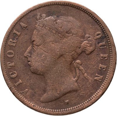 купить Стрейтс Сетлментс 1 цент (cent) 1874