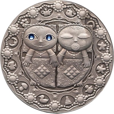 купить Беларусь 20 рублей 2009 Знаки зодиака - Близнецы