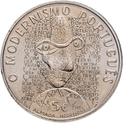 купить Португалия 5 евро (euro) 2016 Модернизм