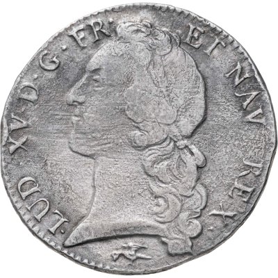 купить Франция 1 экю (ecu) 1766 D, Людовик XV