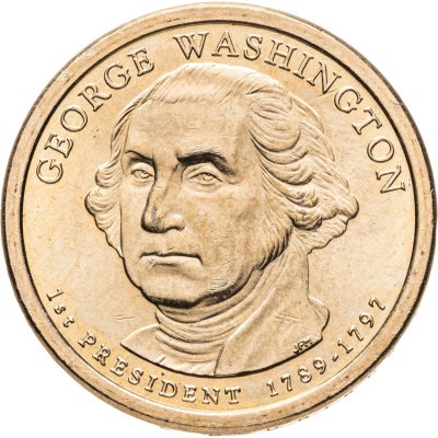 купить США 1 доллар (dollar) 2007 "1-й президент США - Джордж Вашингтон"