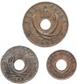 Купить Британская Восточная Африка набор 1,5 и 10 центов 1942-1961