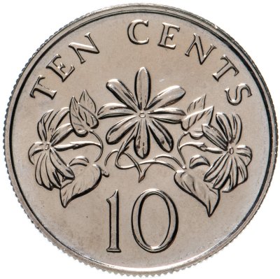 купить Сингапур 10 центов (cents) 1998