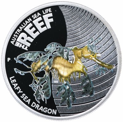 купить Австралия 50 центов (cents) 2009 "Австралийские рифы: Морской дракон"