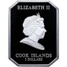 Купить Острова Кука 5 долларов 2009 "Искусство Ватикана - Аполлон Бельведерский", в футляре