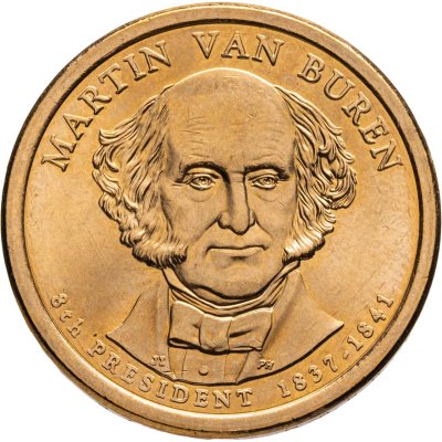 купить США 1 доллар (dollar) 2008 "Мартин Ван Бюрен (8-й президент США)", знак монетного двора "D" - Денвер