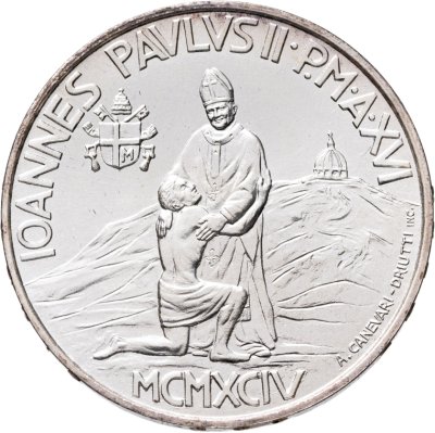 купить Ватикан 1000 лир 1994 "Добрый самаритянин"