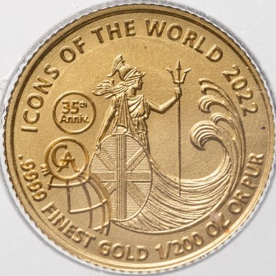 купить Руанда 10 франков 2022 35 лет Британии