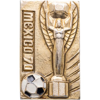 купить Значок "Чепионат мира по Футболу в Мексике 1970"