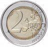 Купить Бельгия 2 евро 2009 "10 лет Экономическому и валютному союзу"