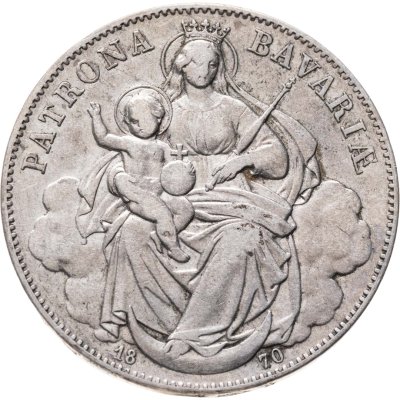 купить Бавария 1 талер 1870 "Мадонна"