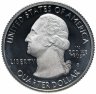 Купить США 25 центов (квотер, 1/4 доллара, quarter dollar) 2018 S Proof Национальный парк Вояджерс