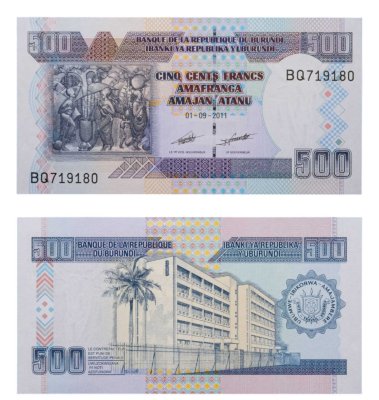 купить Бурунди 500 франков 2011