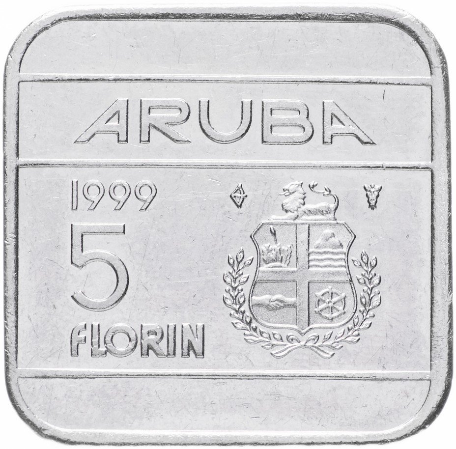 купить Аруба 5 флоринов 1999