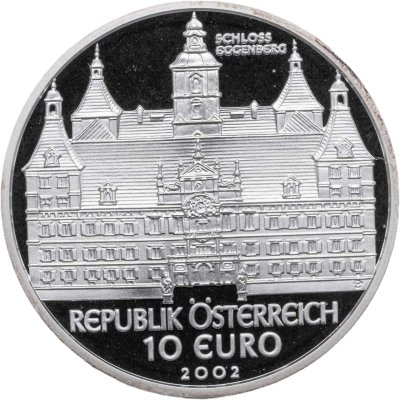 купить Австрия 10 евро (euro) 2002 Замок Эггенберг с сертификатом