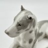 Купить Статуэтка "Мраморный дог", скульптор И.И. Ризнич, фарфор, роспись, Ленинградский фарфоровый завод (ЛФЗ), СССР, 1960-1970 гг.