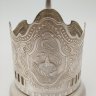 Купить Подстаканник "Советский космос", мНЦ (медь-никель-цинк), Кольчугинский завод цветных металлов, СССР, 1970-1980 гг.