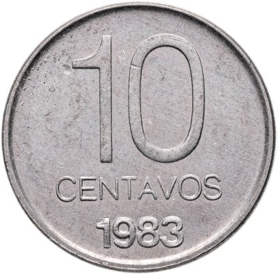 купить Аргентина 10 сентаво (centavos) 1983