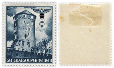 купить Германия, Третий Рейх, генерал-губернаторство Польша 8 грошей 1941 "Здания и архитектура 3-й выпуск"