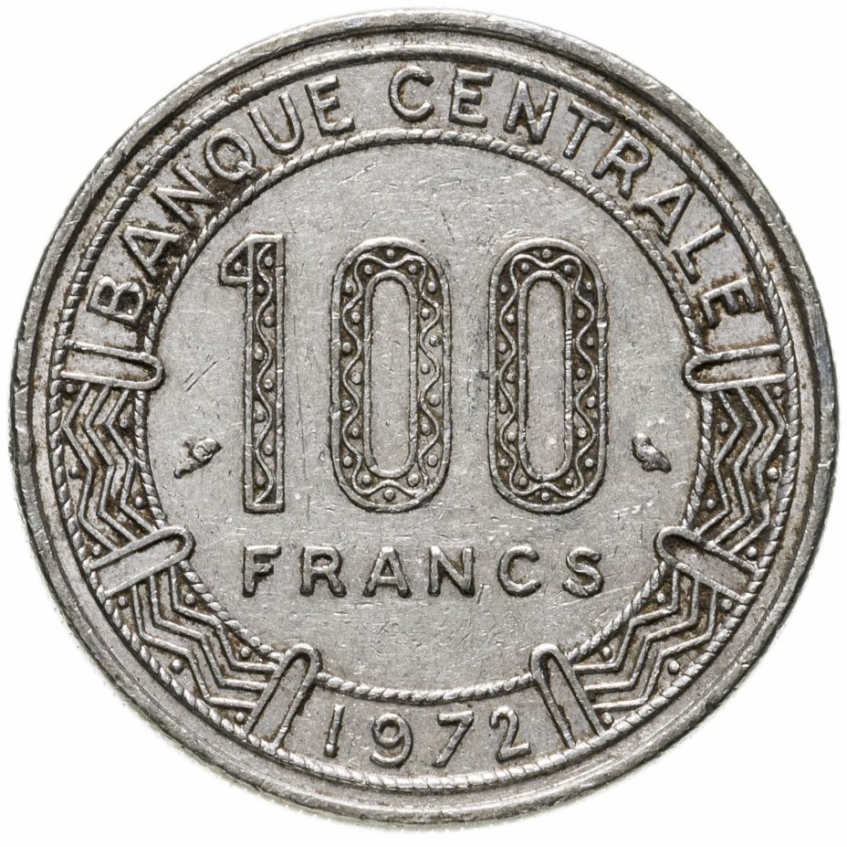 купить Камерун 100 франков (francs) 1972