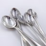 Купить Набор из шести кофейных ложек, мельхиор, серебрение, фабрика "Красносельский ювелир", СССР, 1950-1970 гг.