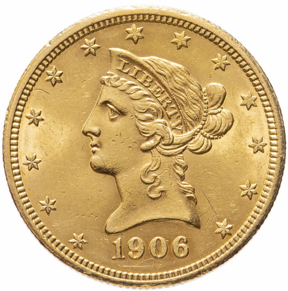 купить США 10 долларов 1906 D