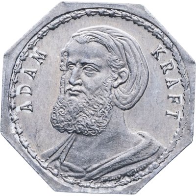 купить Германия (Нюрнберг) нотгельд 20 пфеннигов 1921 "Адам Крафт" трамвайный жетон