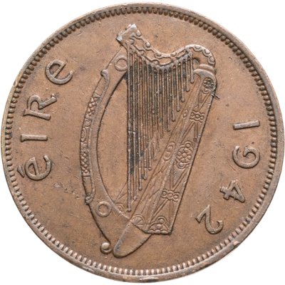 купить Ирландия 1 пенни (penny) 1942