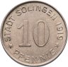 Купить Германия "Золинген" 10 пфеннигов 1919 нотгельд