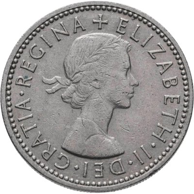 купить Великобритания 1 шиллинг (shilling) 1963 Английский герб - 3 льва внутри коронованного щита